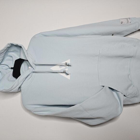 NWT Wasted Collective Unisex Light Blue Hoodie Size XS - Picture 4 of 10